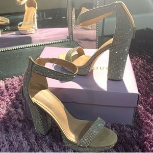 Madden girl rhinestone heel